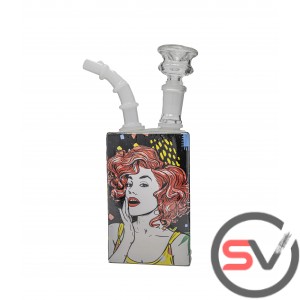 JUICE BOX GLASS WATER PIPE 7inch